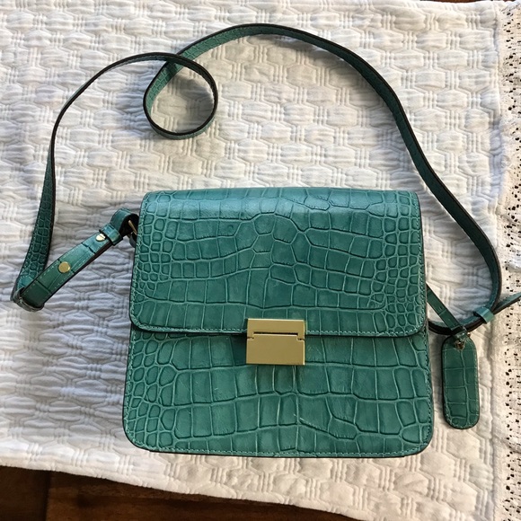 Cynthia Rowley Handbags - Teal Leather Cynthia Rowley Shoulder Bag NWOT